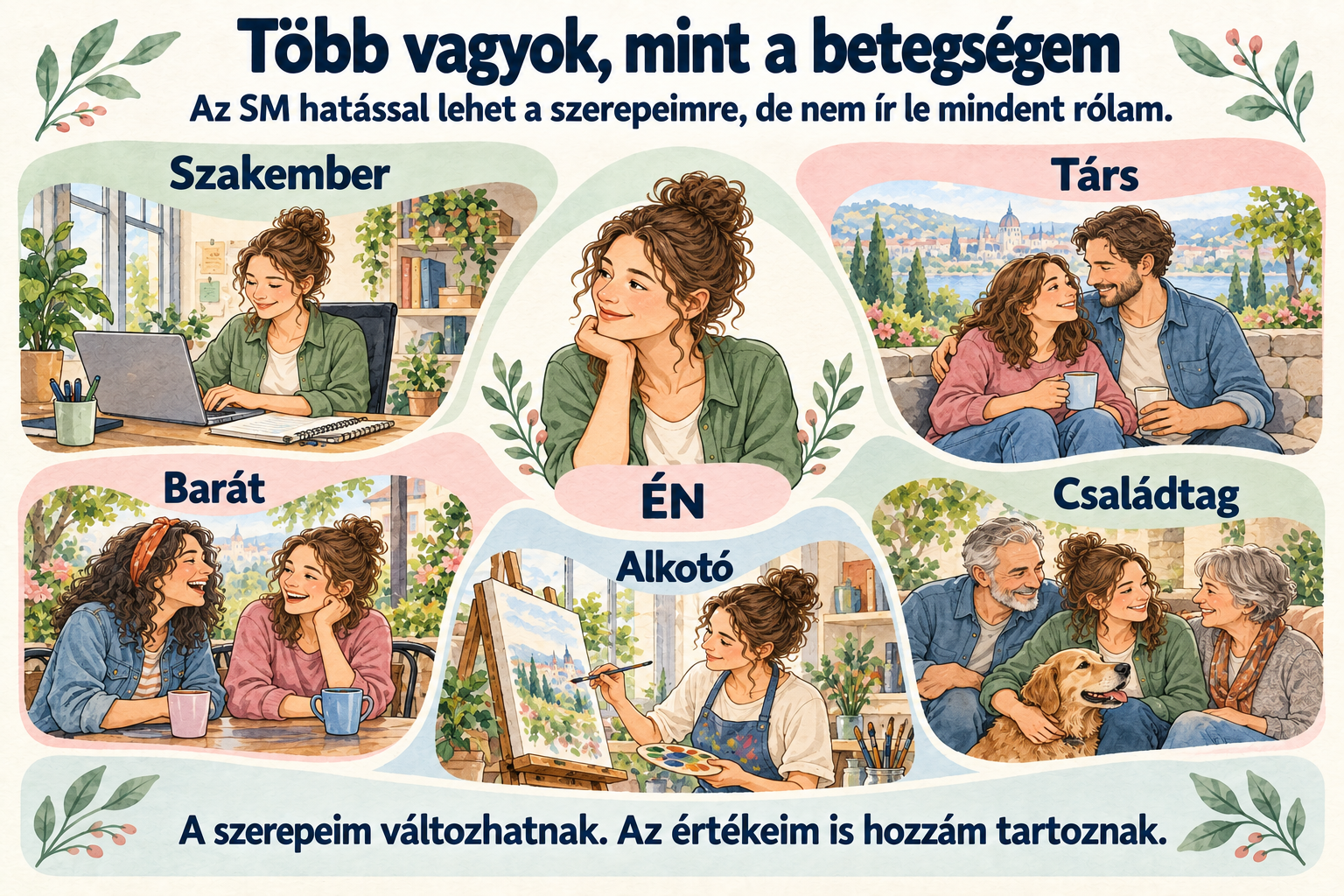 Több vagyok, mint a betegségem. A különböző szerepeink és az önazonosság változása.